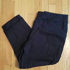 JustFab Black Cotton Joggers